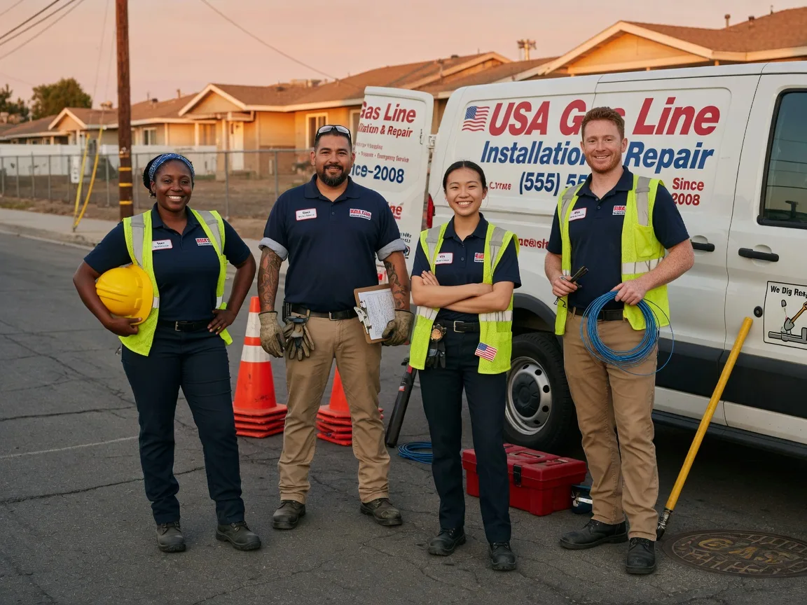 Gas Line Installation company in Forest, LA